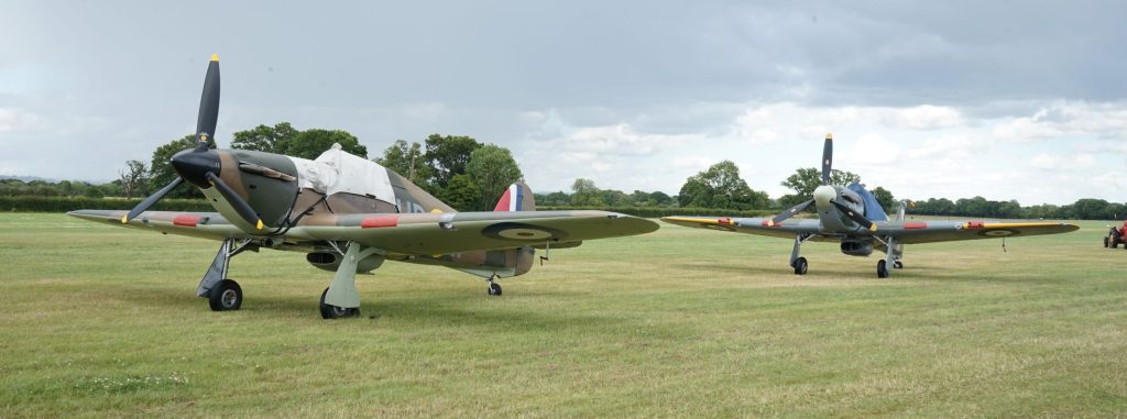 Hurricanes at Headcorn Battle of Britain Airshow 2024