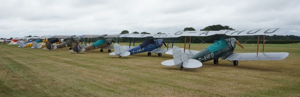 Tiger Moths at Headcorn Battle of Britain Airshow 2024