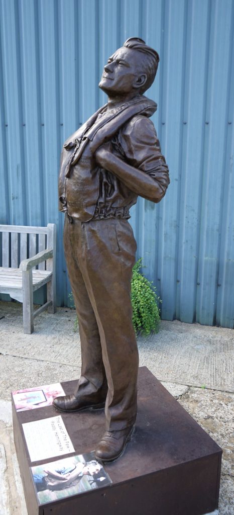 Paddy Hemingway statue Kent Battle of Britain Museum