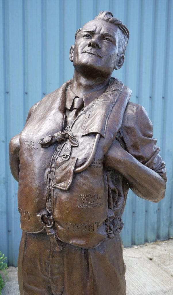 Paddy Hemingway statue Kent Battle of Britain Museum